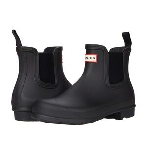 Hunter Chelsea Black Rain Boots